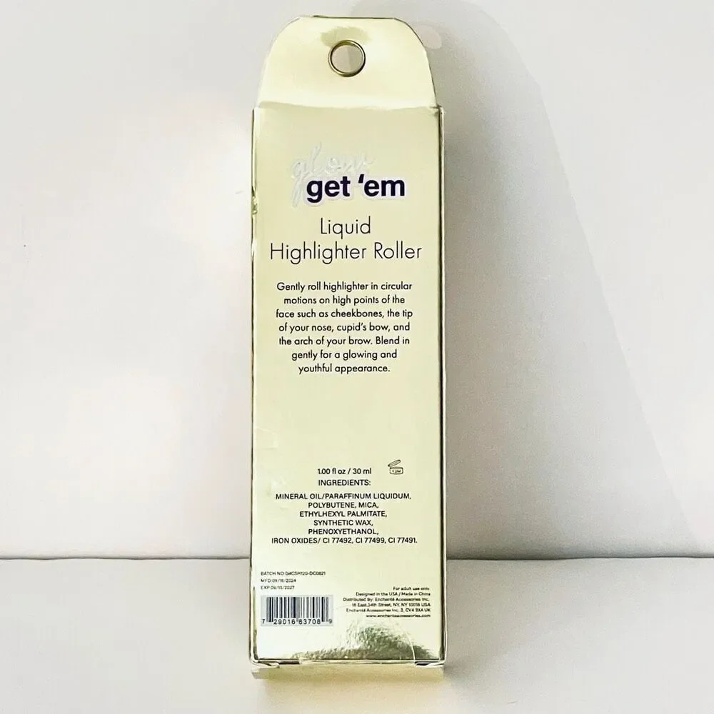 NWT glow get’em liquid highlighter roller Light Gold for a Radiant Healthy Glow